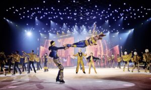 Hebefigur der Eiskunstläufer bei Holiday on Ice