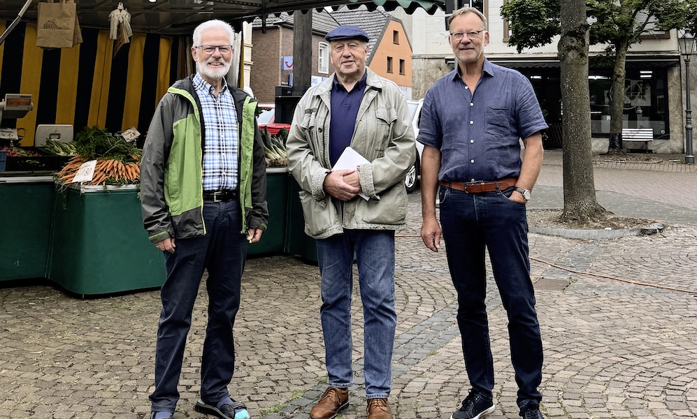 Das Orga-Team des Vereinsbaums in Grefrath