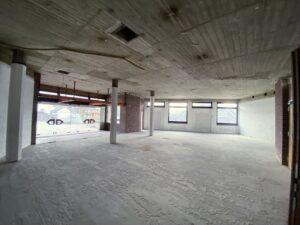 Eingangsbereich von innen der Albert-Mooren-Halle in Grefrath