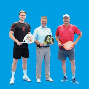 Die Macher der Padel-Anlage in Grefrath.